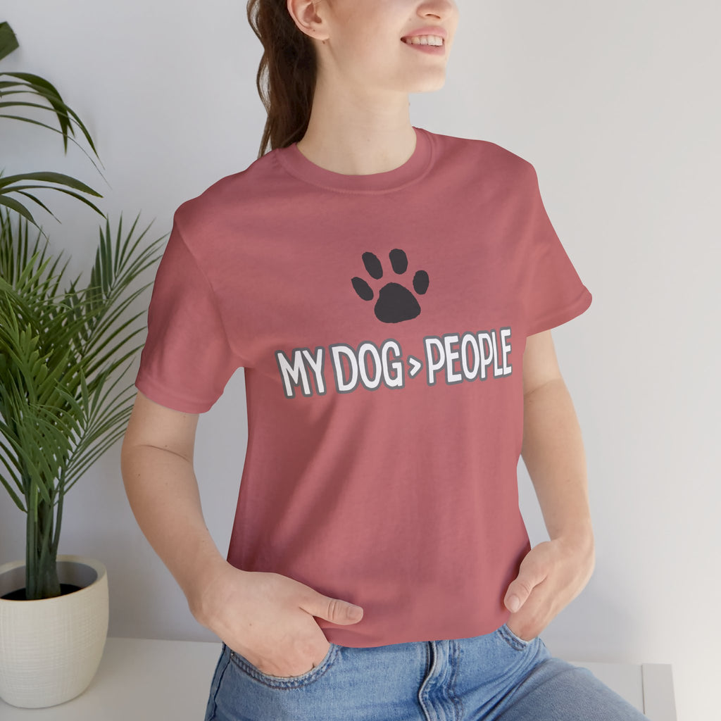 My Dog People T-Shirt — Dog Paw Graphic Tee for Dog Lovers