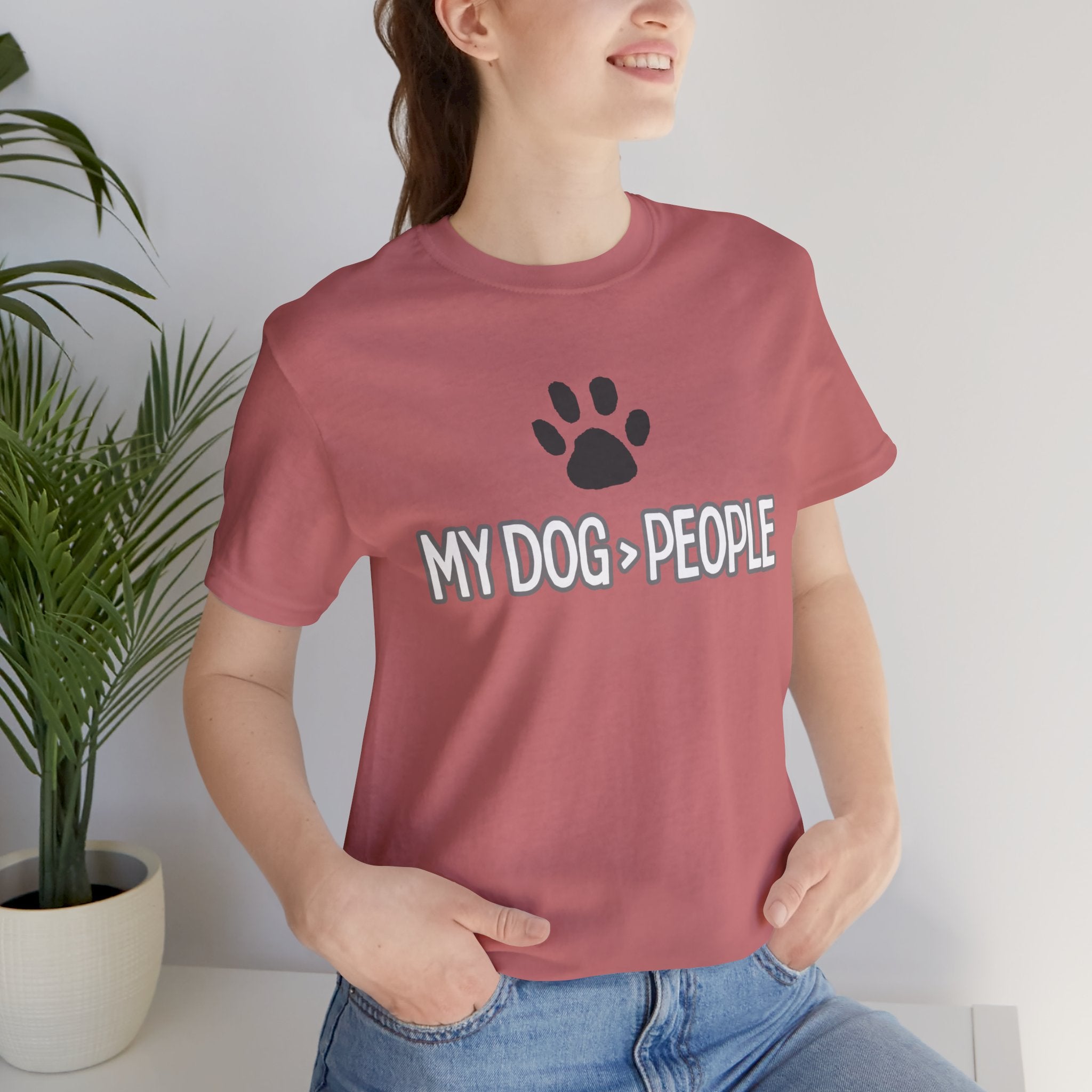 My Dog People T-Shirt — Dog Paw Graphic Tee for Dog Lovers