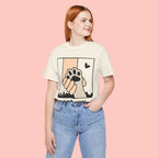 Dog Mom T-Shirt — "Love Your Dog Like a Mom" Paw Print Graphic