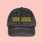 Dog Mom Vintage Embroidered Cap