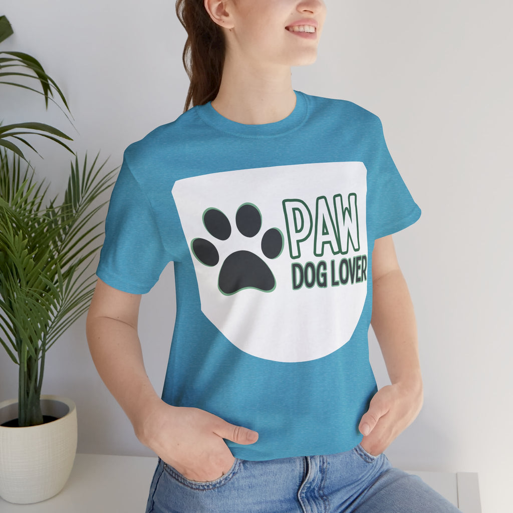 Paw Dog Lover T-Shirt — Cute Paw Print Tee for Dog Owners