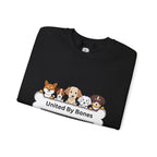 Dog Crewneck Sweatshirt — "United By Bones" Cute Puppy Graphic