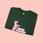 My Dog Is My Baby Sweatshirt — Cute Pink Dachshund Pet Lover Crewneck