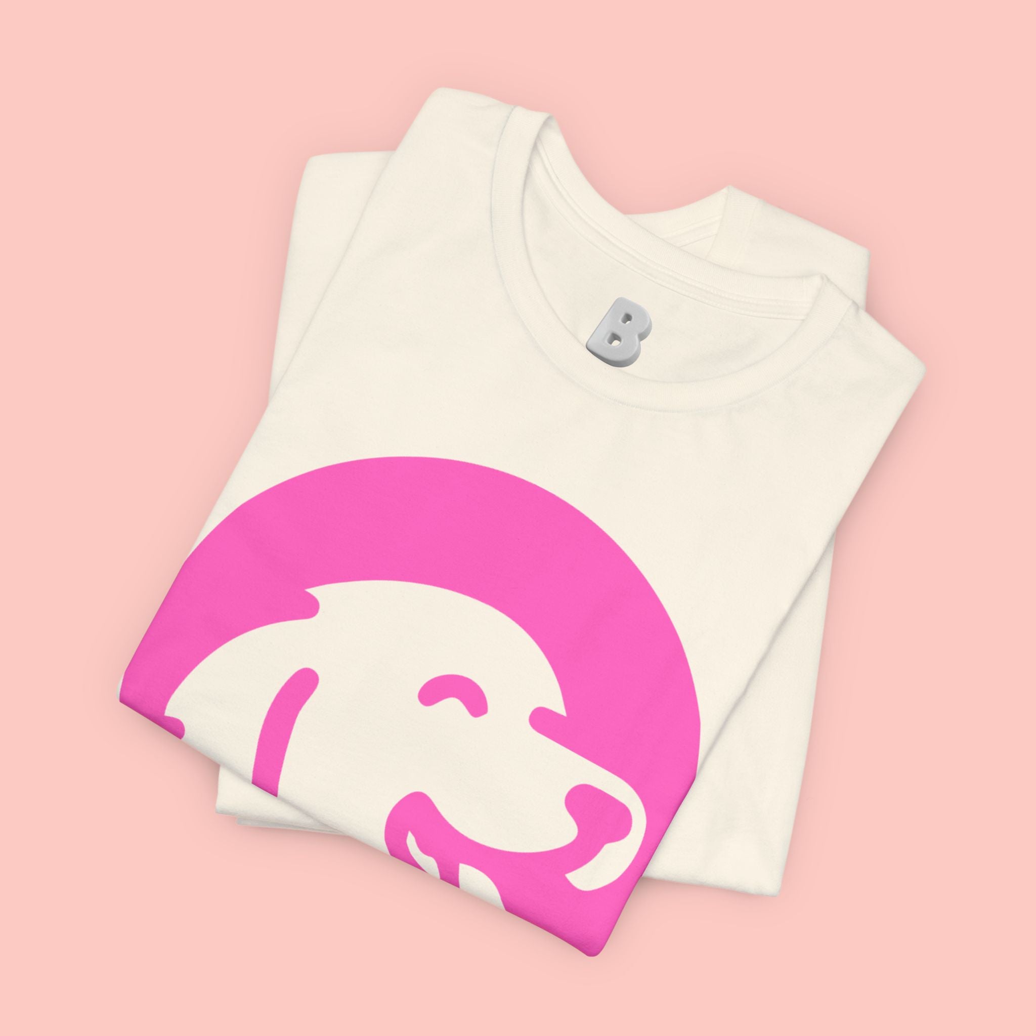 All Smiles Mom's Rules T-Shirt — Cute Pink Dog Graphic Tee for Moms & Pet Lovers