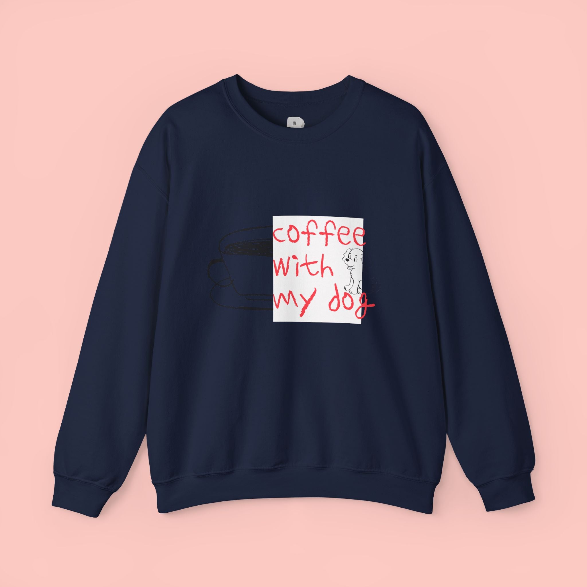 Coffee With My Dog Crewneck Sweatshirt
