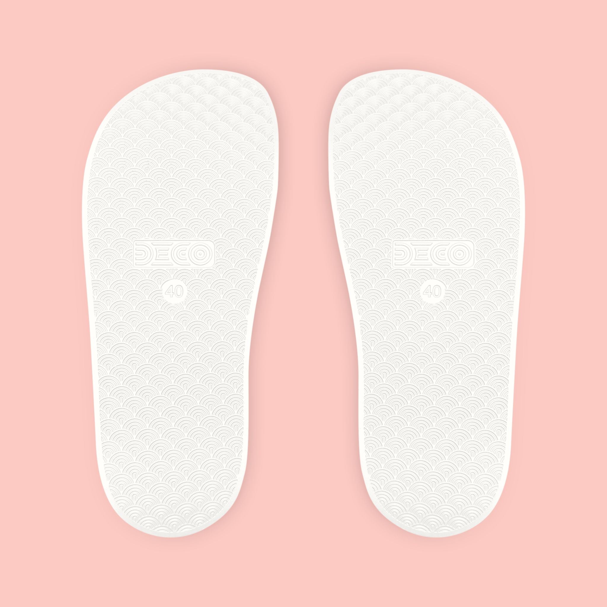Sandals — 'Dog Mama' White Removable-Strap Slide Sandals