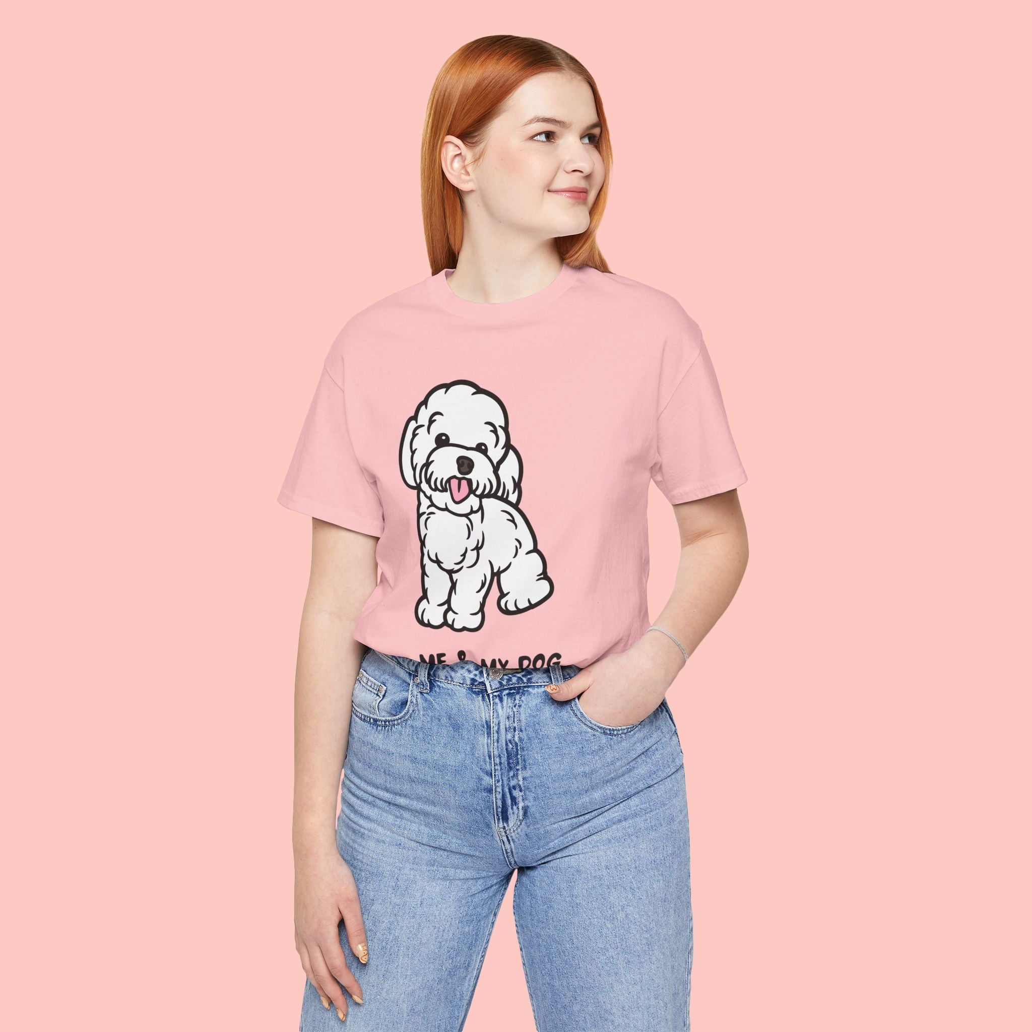 Me & My Dog T-Shirt — Cute Cartoon Puppy Tee for Dog Lovers
