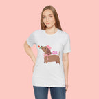 Mommy’s Dachshund Tee – Cute Dog with Rose “For Mom” Shirt