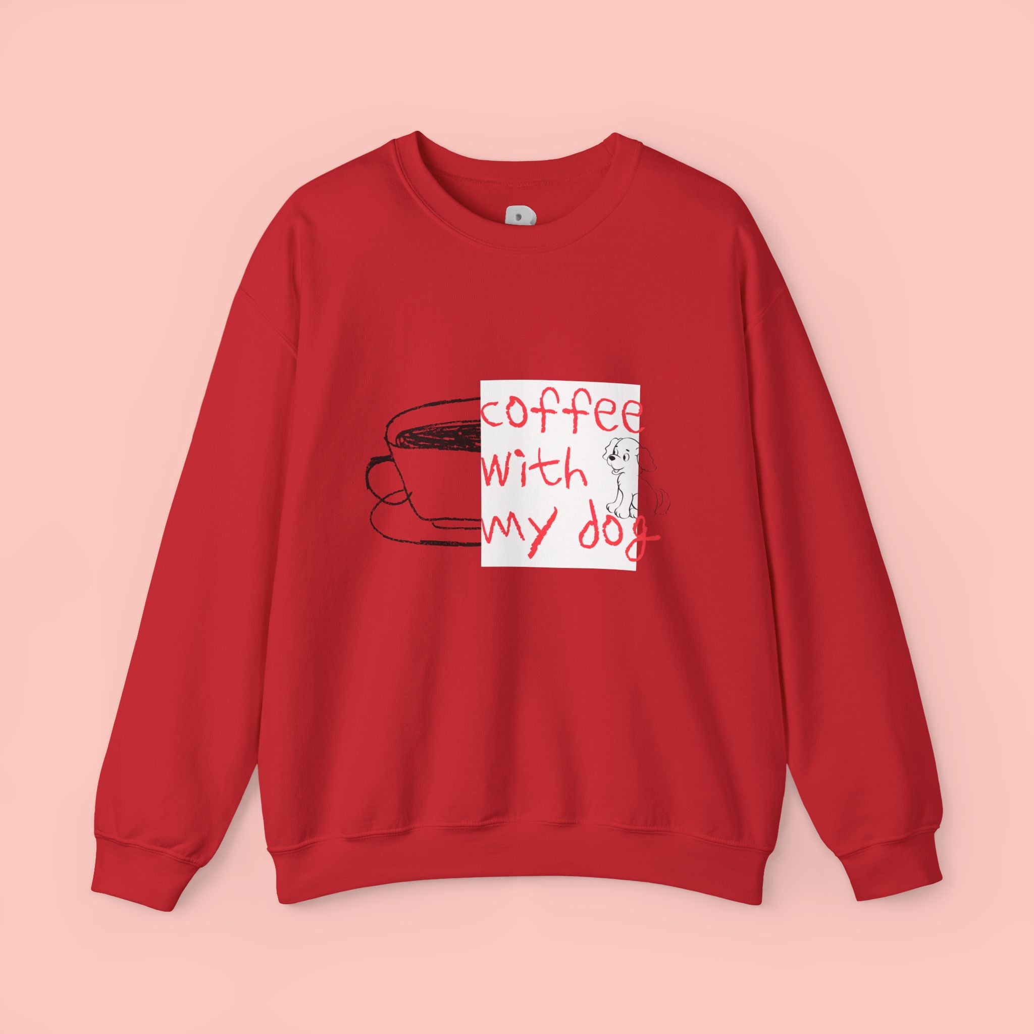 Coffee With My Dog Crewneck Sweatshirt