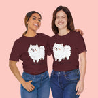 Cute Fluffy Pomeranian Tee — "Mom's Cute Child" Dog T-Shirt
