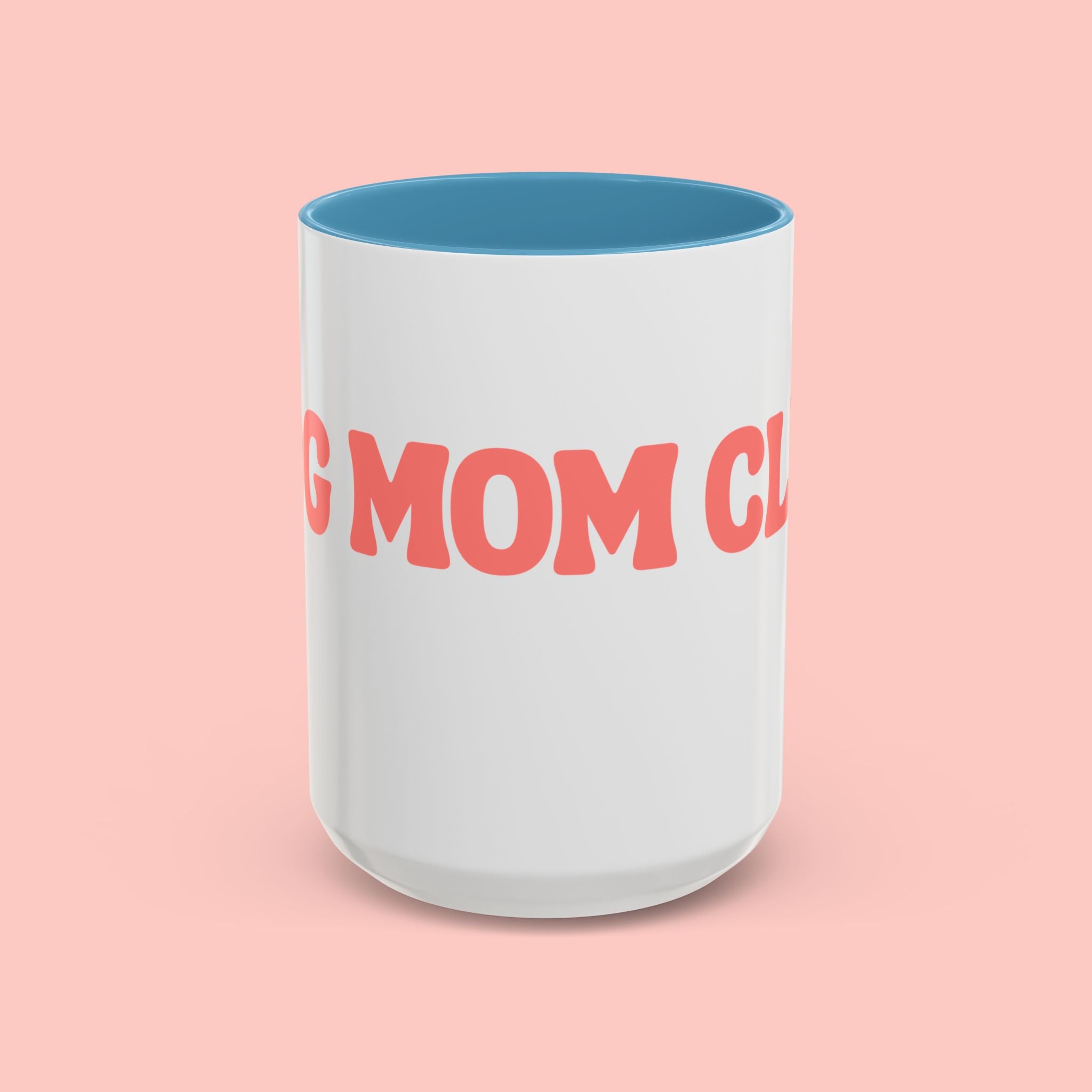 Mom Club Coffee Mug — Cute Paw Print Accent Mug for Dog Moms (11/15 oz)