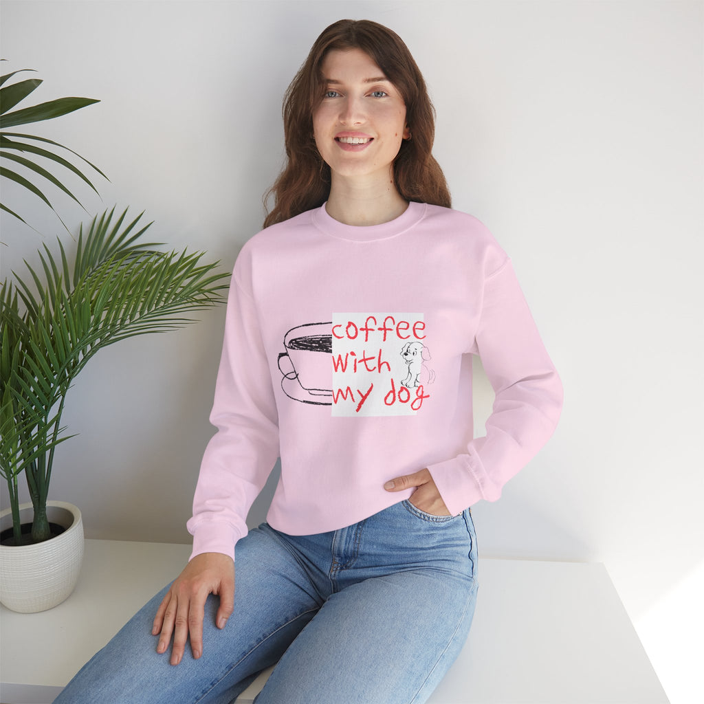 Coffee With My Dog Crewneck Sweatshirt