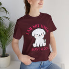 Dog Lover T-Shirt — “I Am Not Single I Have a Dog” Cute Puppy Tee