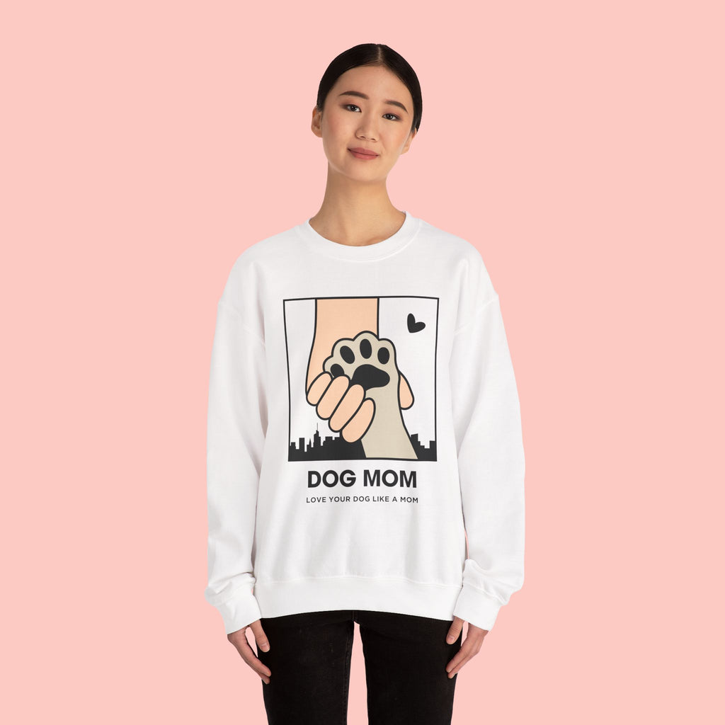 Dog Mom Crewneck Sweatshirt – Paw Hold Design