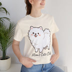 Cute Fluffy Pomeranian Tee — "Mom's Cute Child" Dog T-Shirt