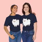 Cute Fluffy Pomeranian Tee — "Mom's Cute Child" Dog T-Shirt