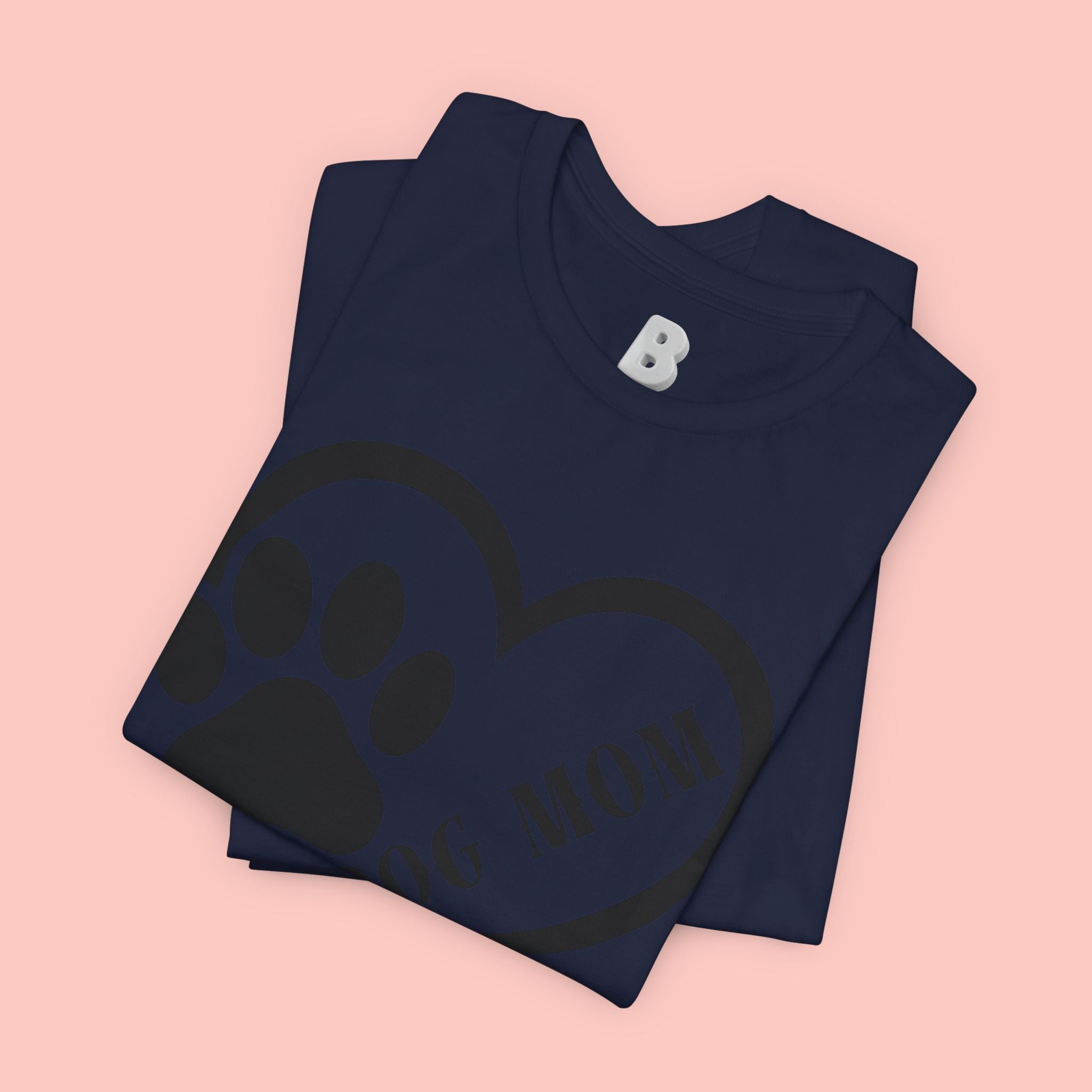 Dog Mom Heart Paw T-Shirt