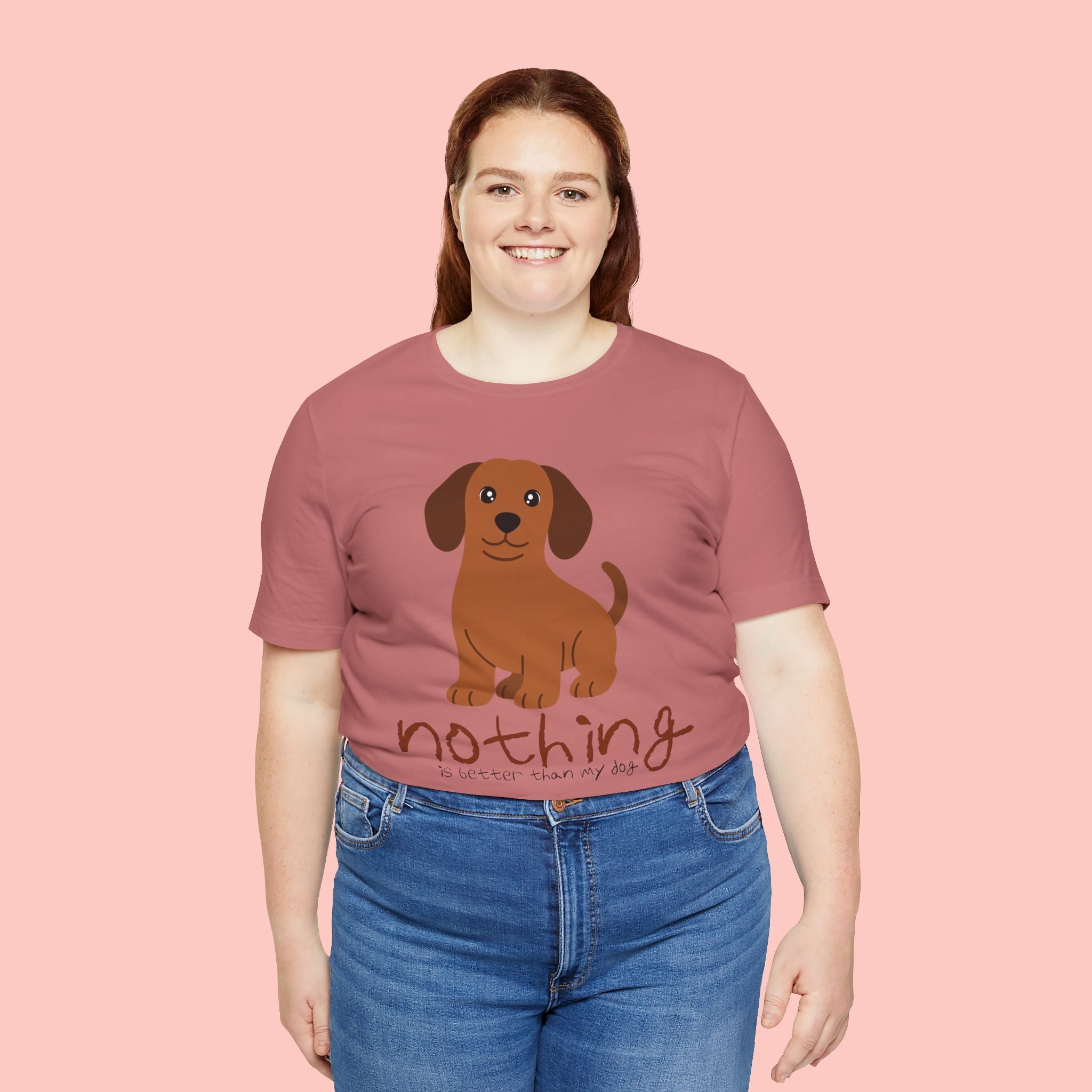 Dachshund Puppy Tee — "Nothing Better Than My Dog" Cute Dog Lover T-Shirt