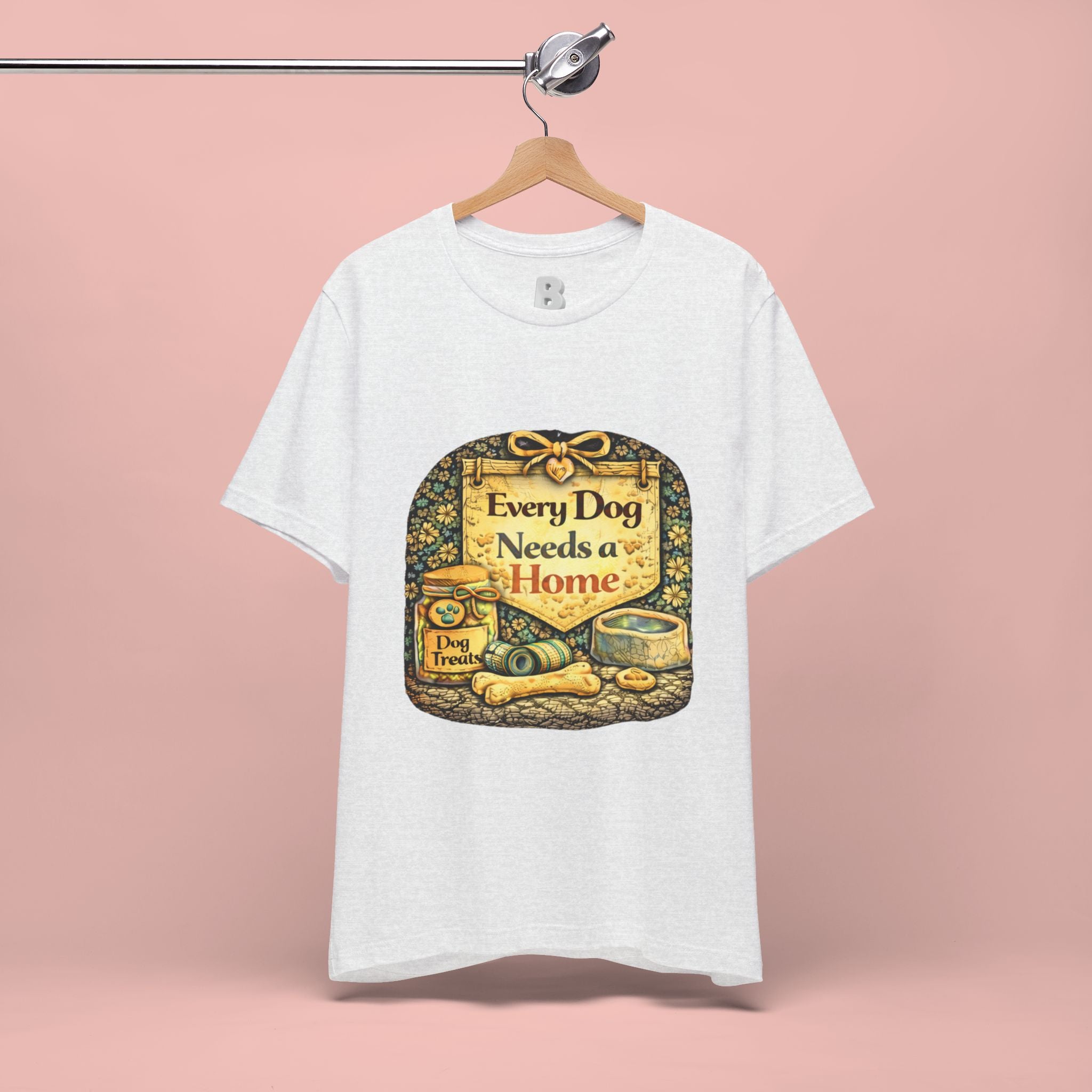 Dog Rescue Tee — "Every Dog Needs a Home" Shelter Support T-Shirt