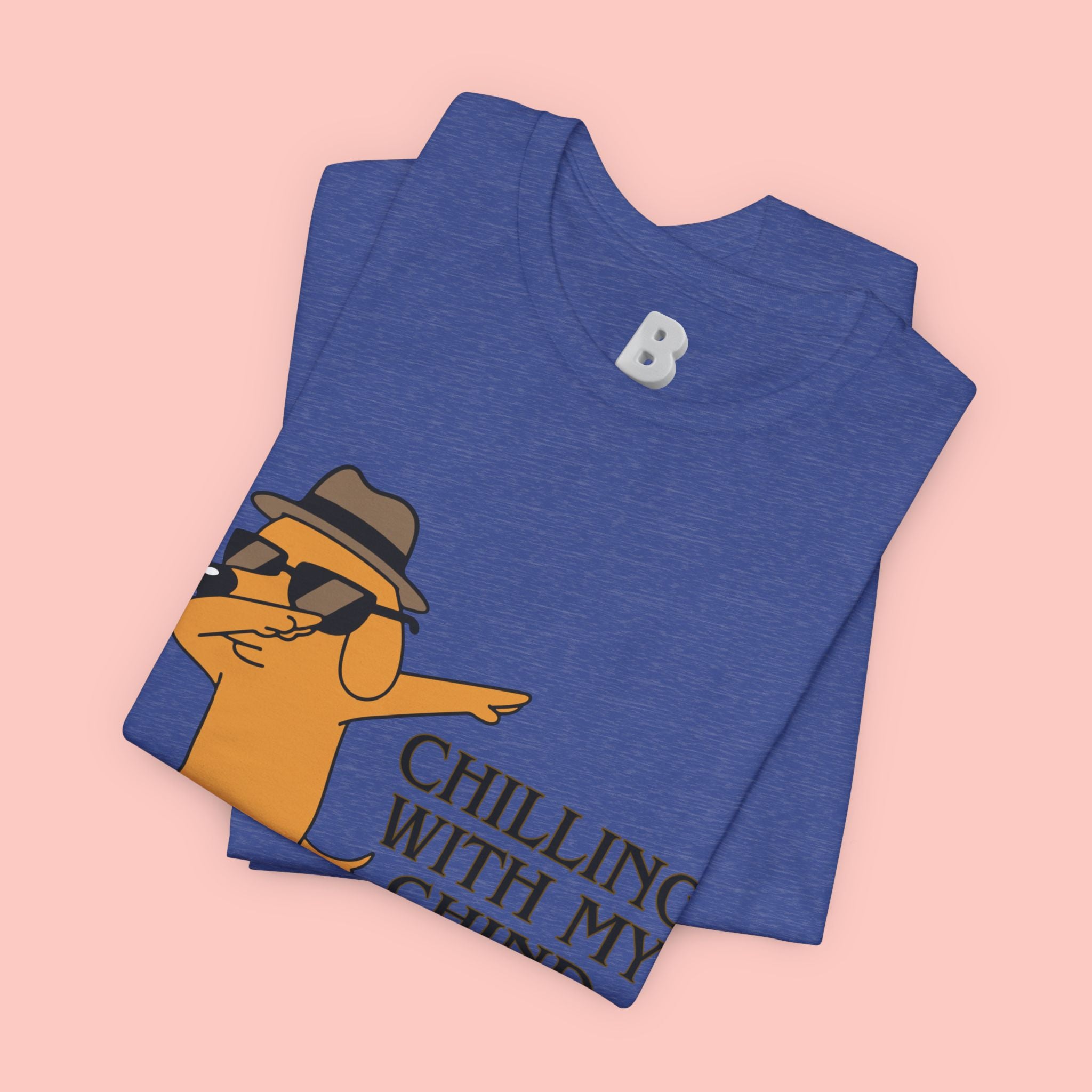 Chilling With My Chind T-Shirt — Funny Dabbing Cat Graphic Tee