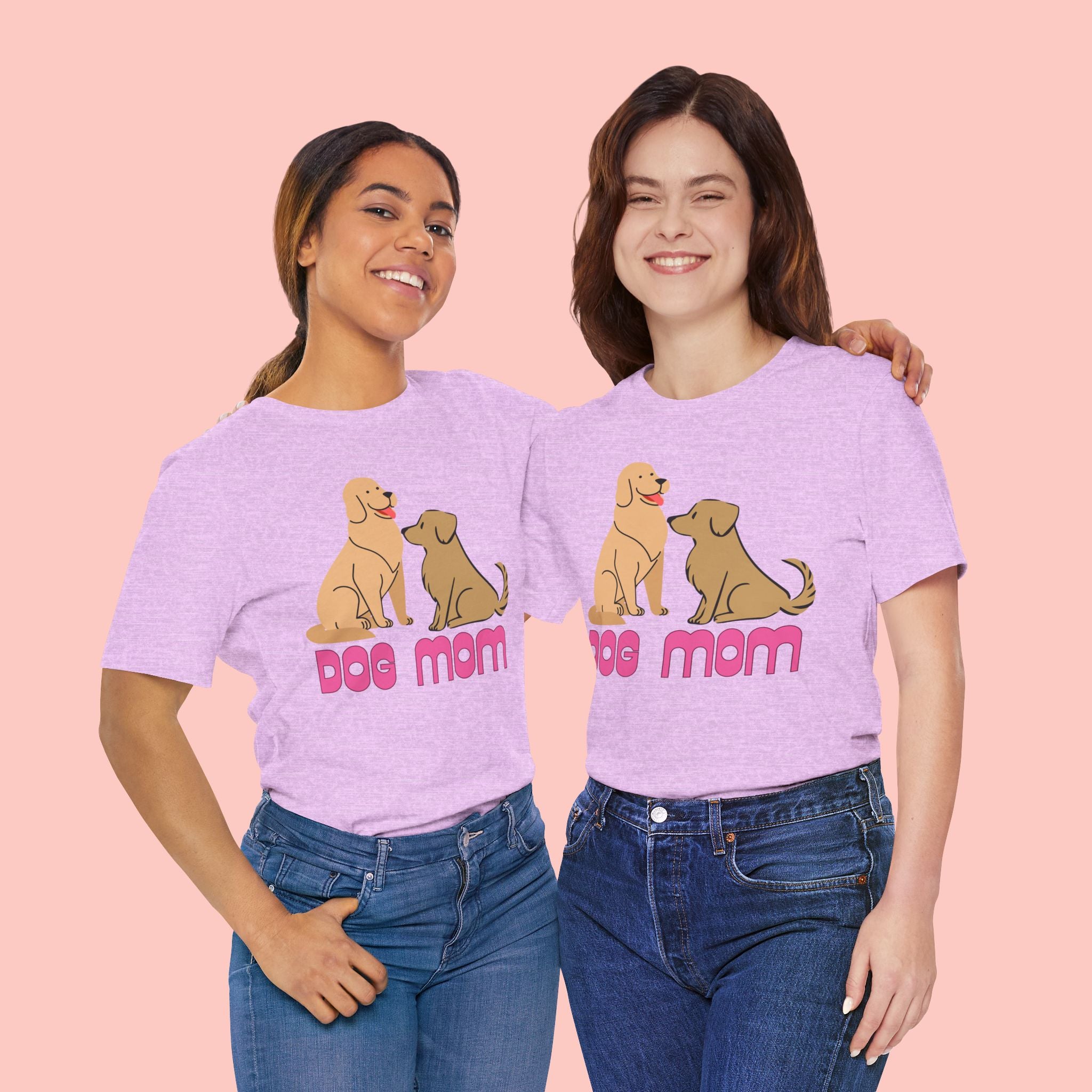 Dog Mom T‑Shirt — Cute Retro Dogs Graphic Tee for Dog Lovers