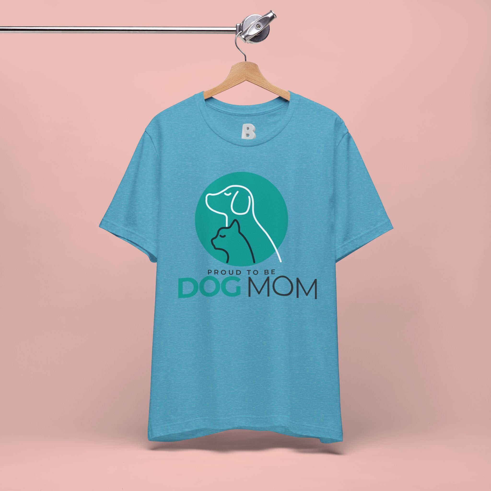 Dog Mom T-Shirt – "Proud to Be Dog Mom" Graphic Tee
