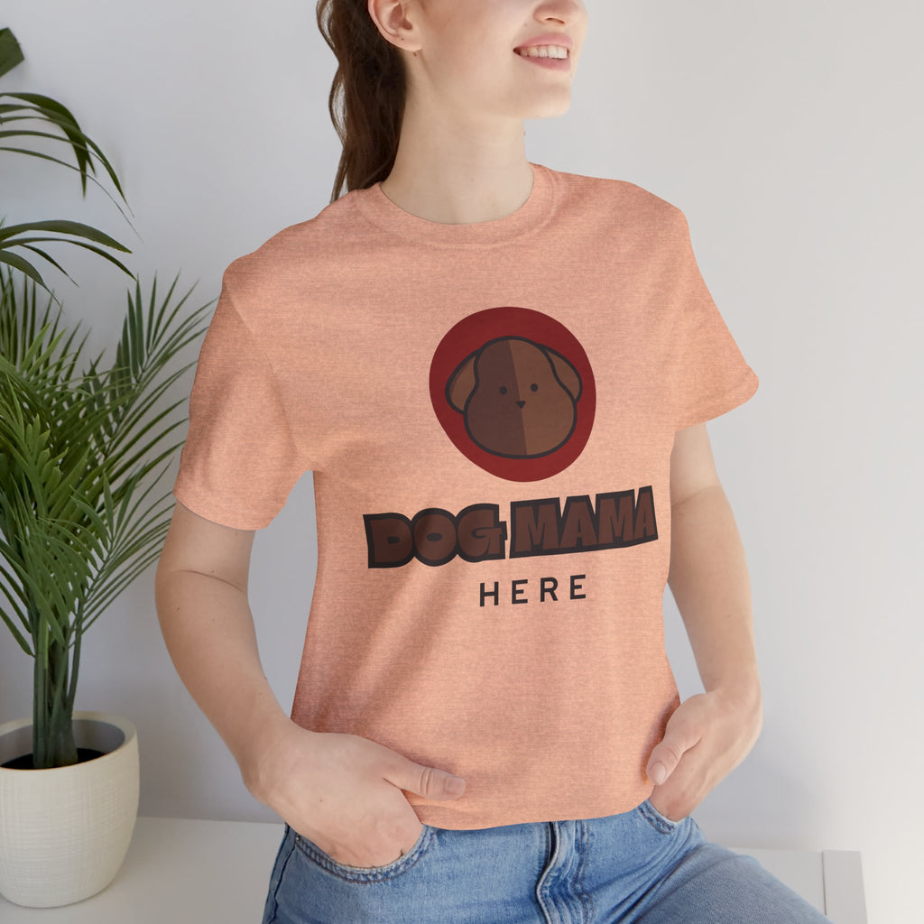 Dog Mama T-Shirt – Cute Brown Pup Graphic Tee