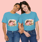 Dog Mom T-Shirt — Cute Floral Puppy Tee for Dog Lovers