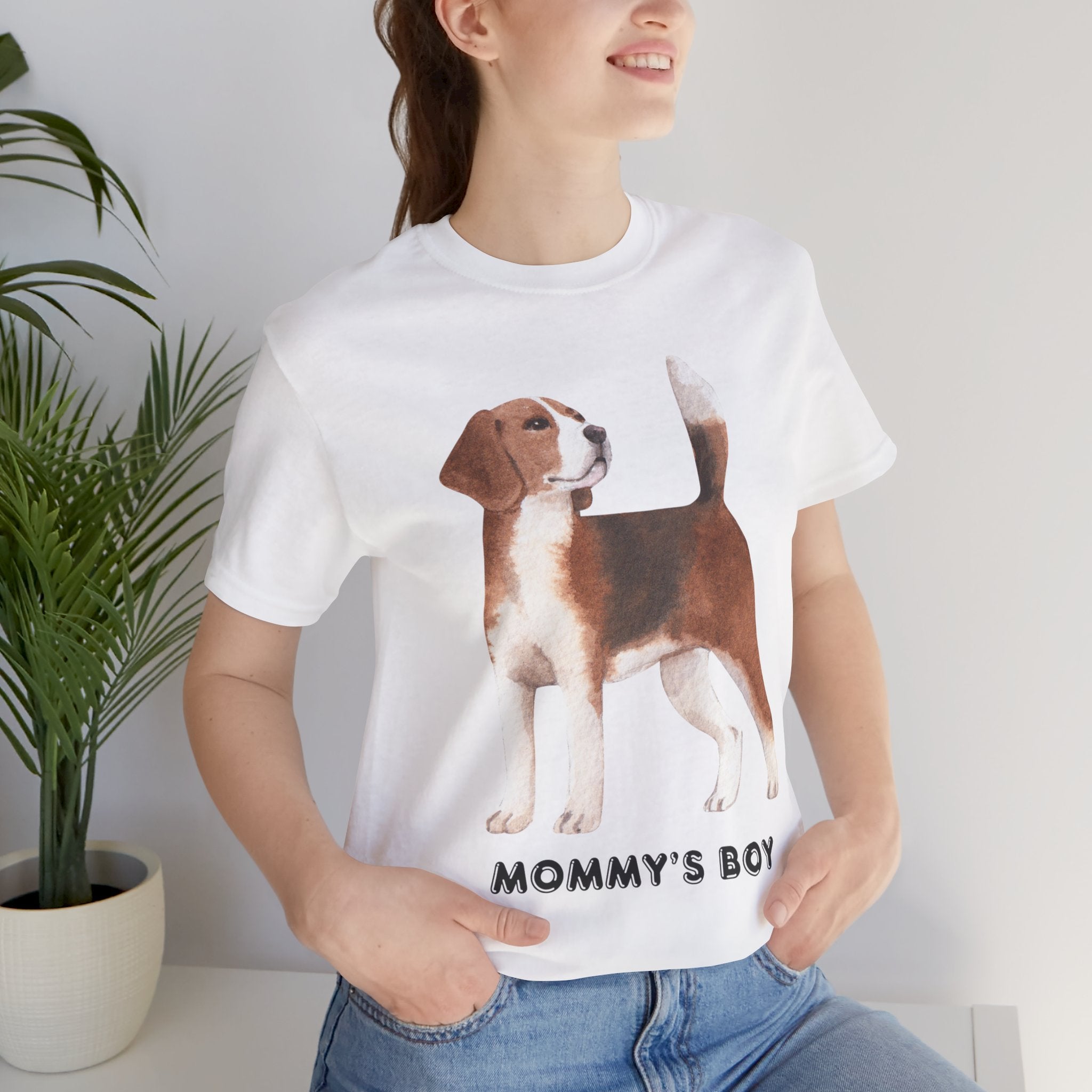 Mommy's Boy Beagle T-Shirt — Cute Dog Lover Tee