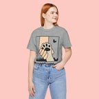 Dog Mom T-Shirt — "Love Your Dog Like a Mom" Paw Print Graphic