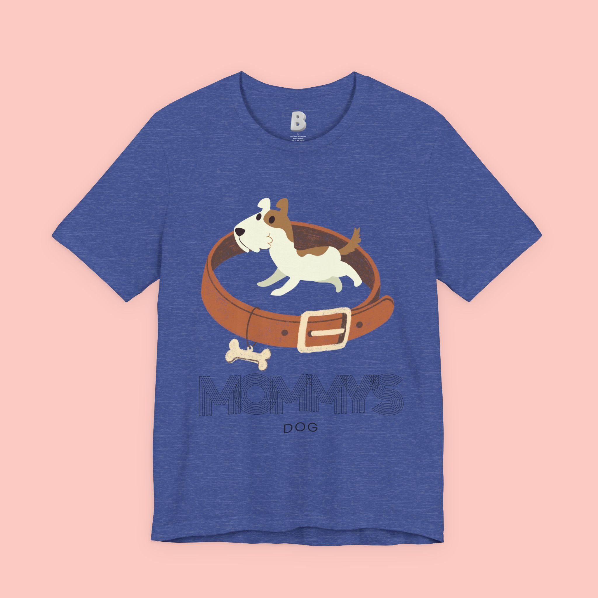 Mommy's Dog T-Shirt – Cute Puppy & Collar Graphic Tee for Dog Moms