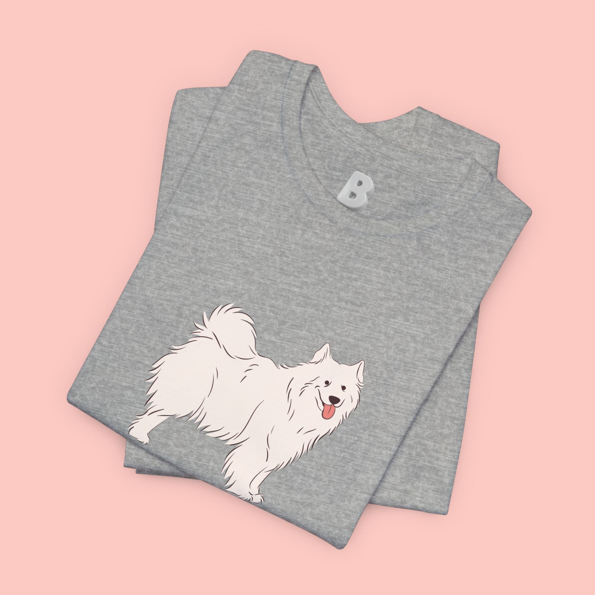 My Cute Paw Samoyed T‑Shirt — Cute Dog Graphic Tee for Pet Lovers
