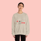 Dog Lover Crewneck Sweatshirt — "Me  My Dog" Minimalist Paw Print Design