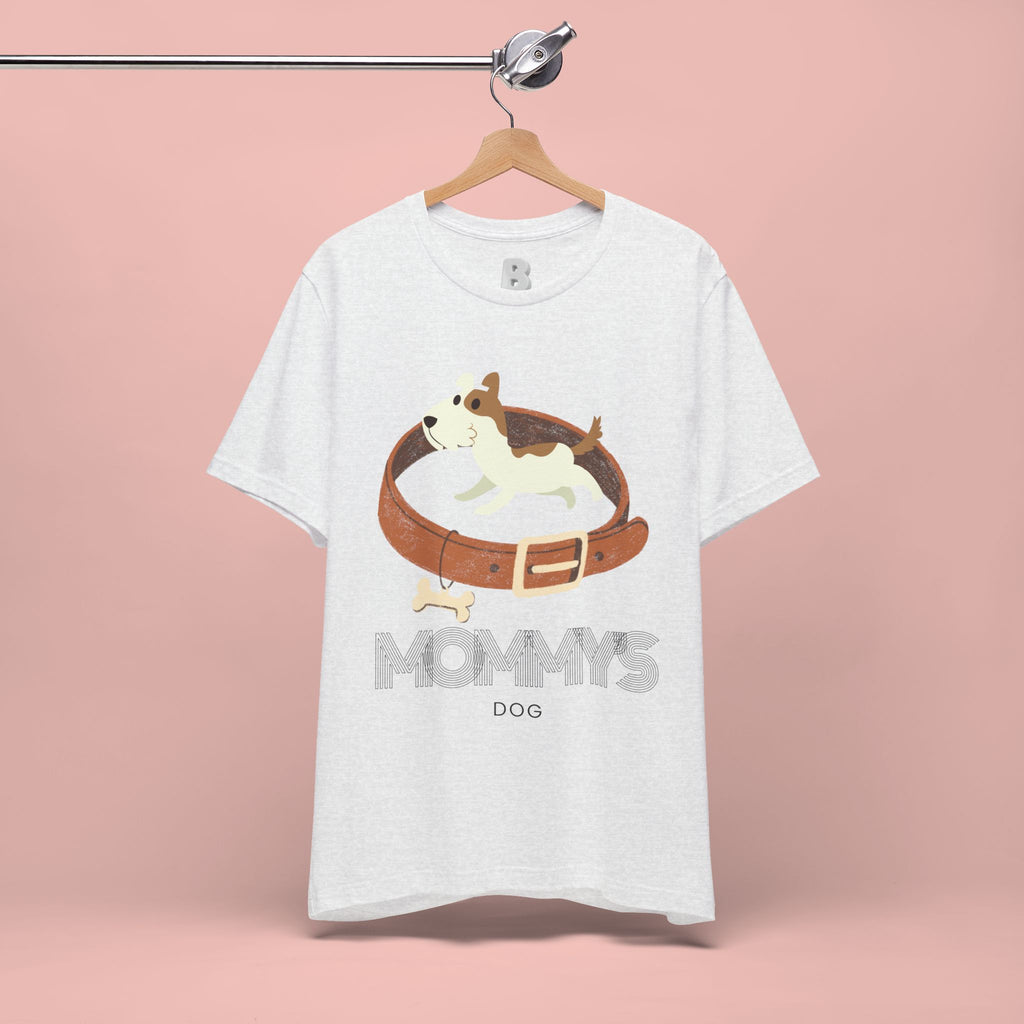 Mommy's Dog T-Shirt – Cute Puppy & Collar Graphic Tee for Dog Moms