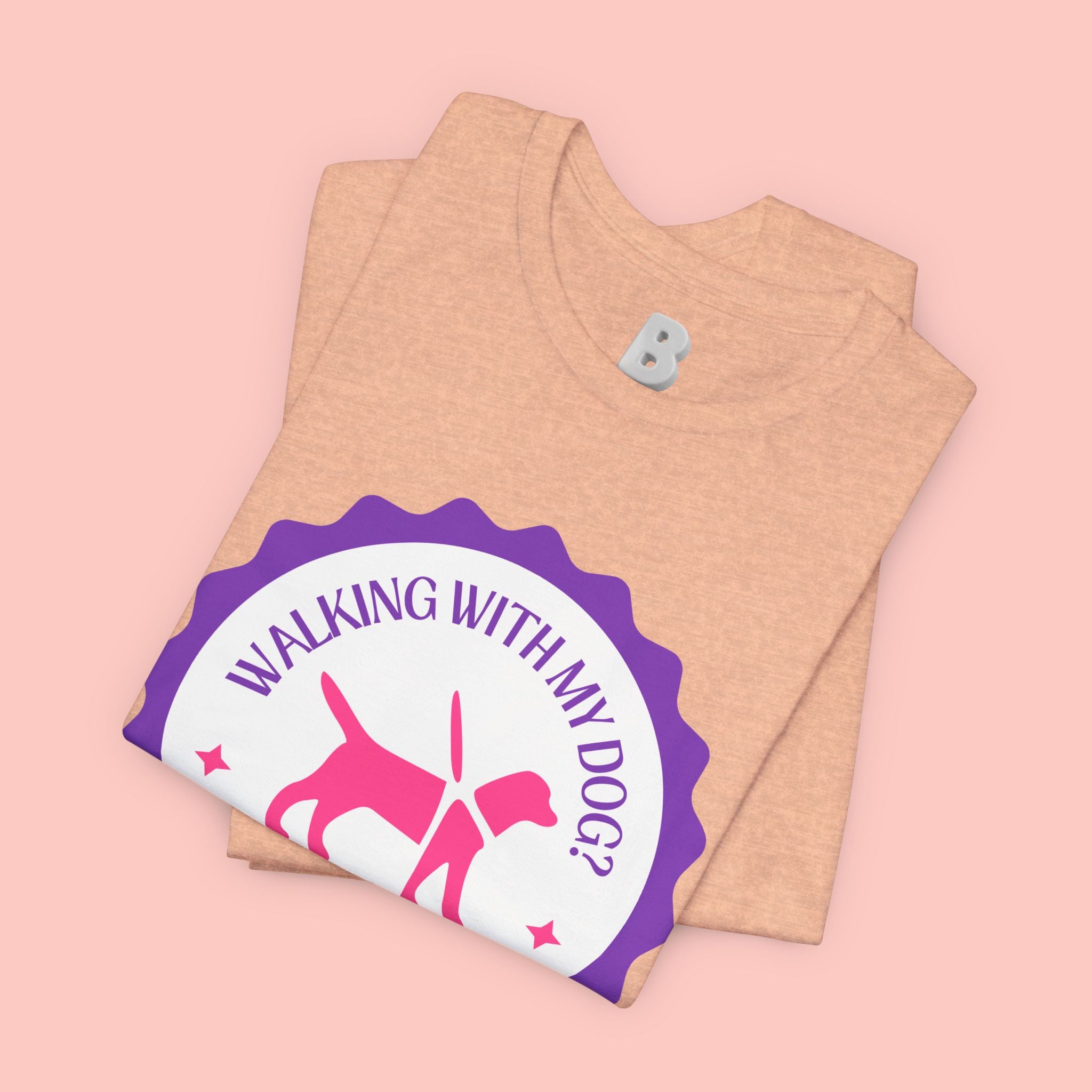 Walking With My Dogs T‑Shirt — "Can't Say No" Dog Lover Tee