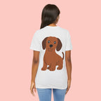 Dachshund Graphic Tee - Cute Brown Sausage Dog T-Shirt