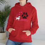 Dog Lover Hoodie — "Pawprints Wherever I Go" Pullover