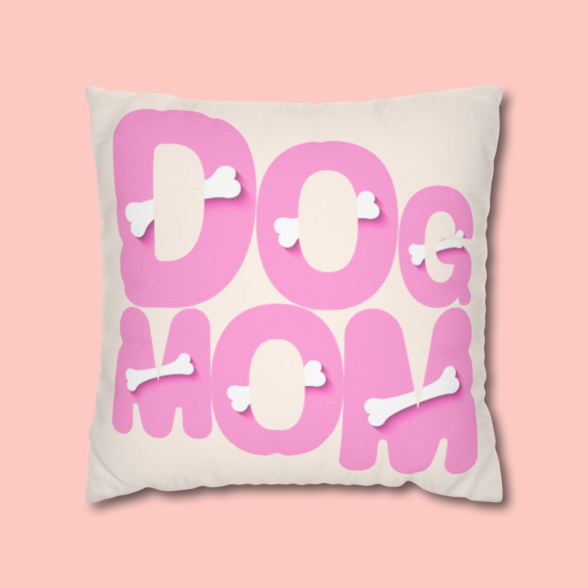 Spun Polyester Square Pillowcase