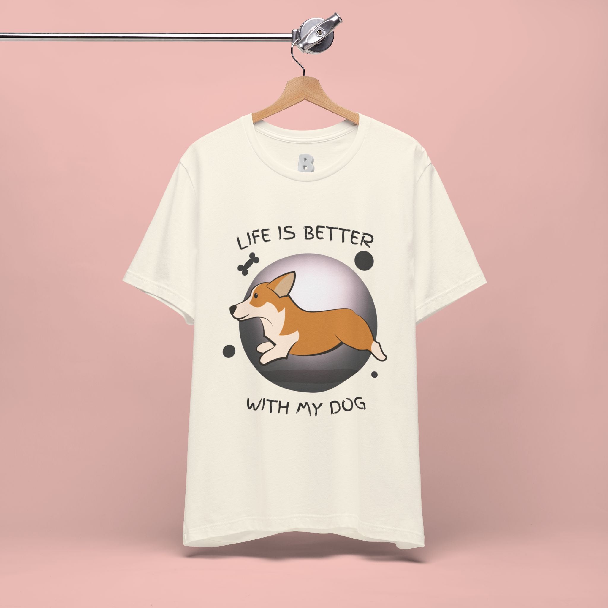 Life Is Better With My Dog Corgi T-Shirt