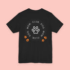 Dog Mom Club T-Shirt — Paw Print Graphic Tee for Pet Lovers