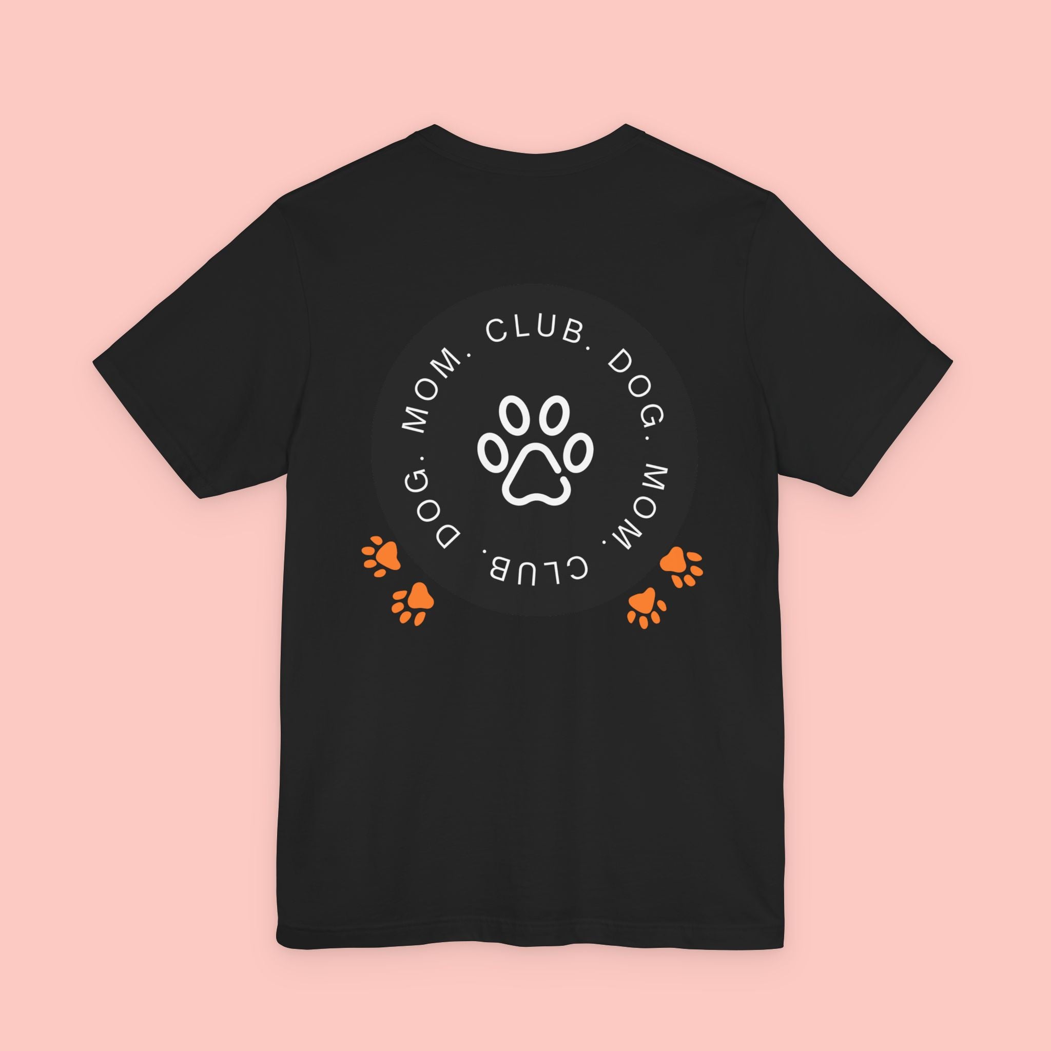 Dog Mom Club T-Shirt — Paw Print Graphic Tee for Pet Lovers
