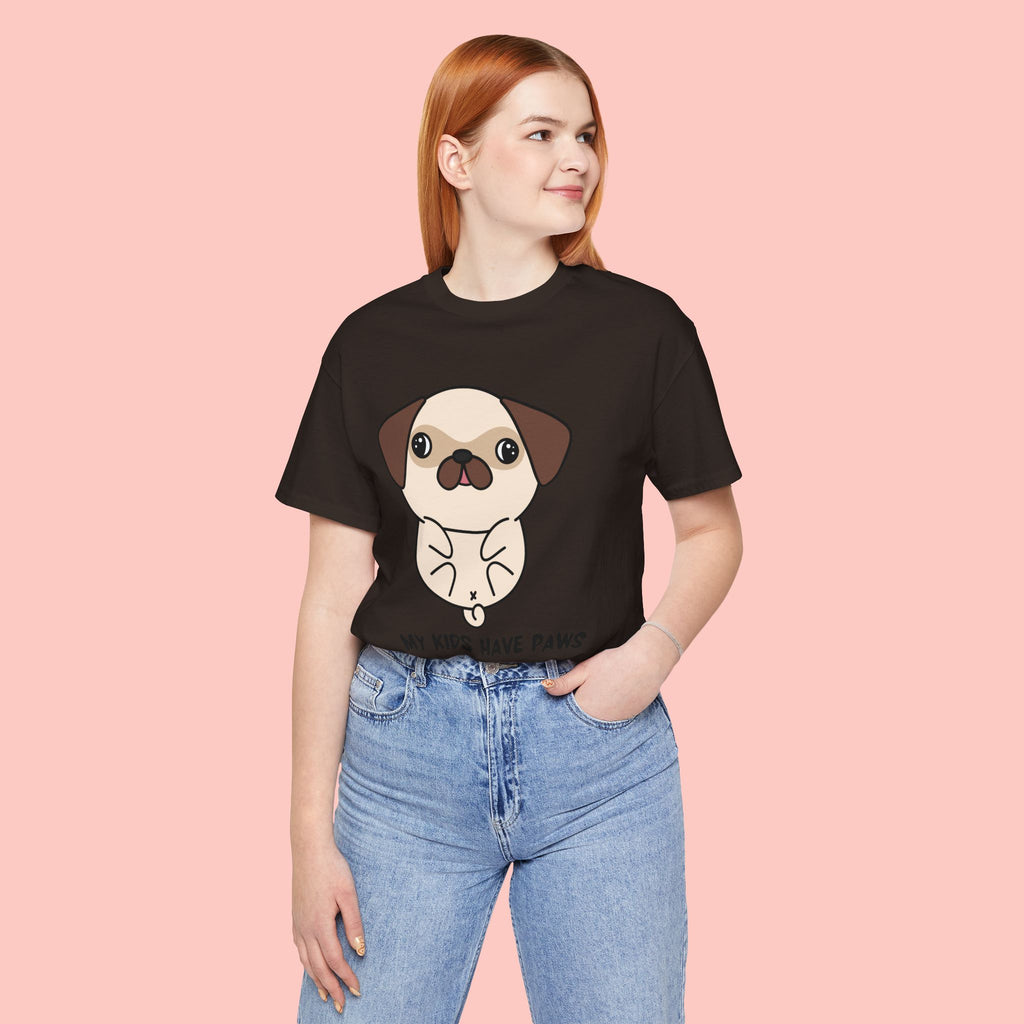 Pug 'My Kids Have Paws' T-Shirt
