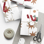 Holiday Candy Cane Gift Wrap Paper