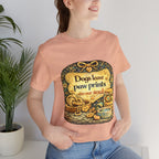 Dogs Leave Paw Prints Tee – Vintage Pet Lover T‑Shirt