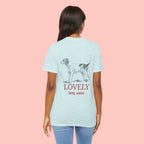 Lovely Dog Mom T-Shirt — Vintage Hunting Dog Illustration