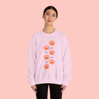 Dog Mom Paw Print Sweatshirt — Cute Pet Lover Crewneck