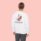 Marry the Man Crewneck Sweatshirt — Cute Dog Lovers Graphic Pullover