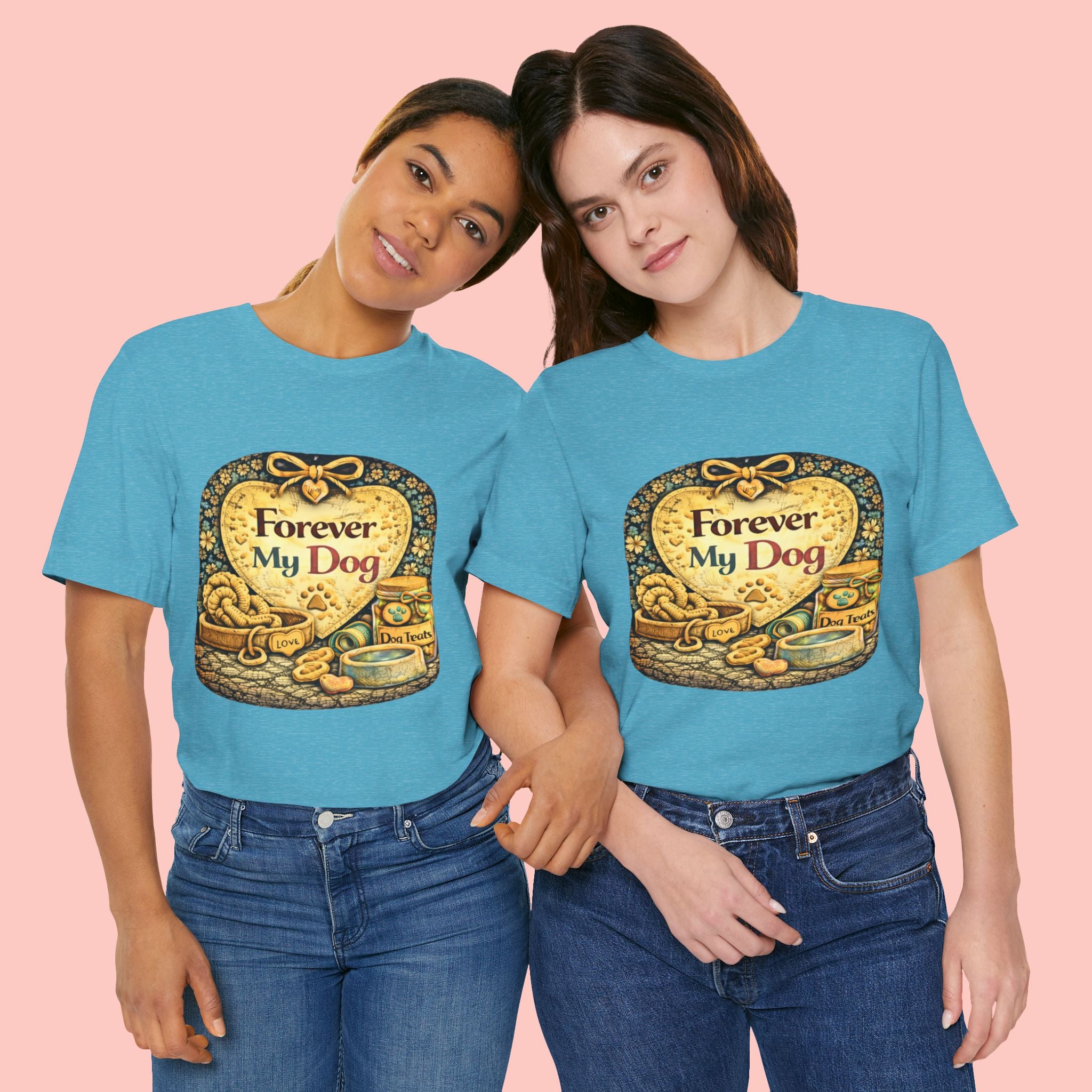 Dog T-Shirt — "Forever My Dog" Vintage Pet Lovers Tee