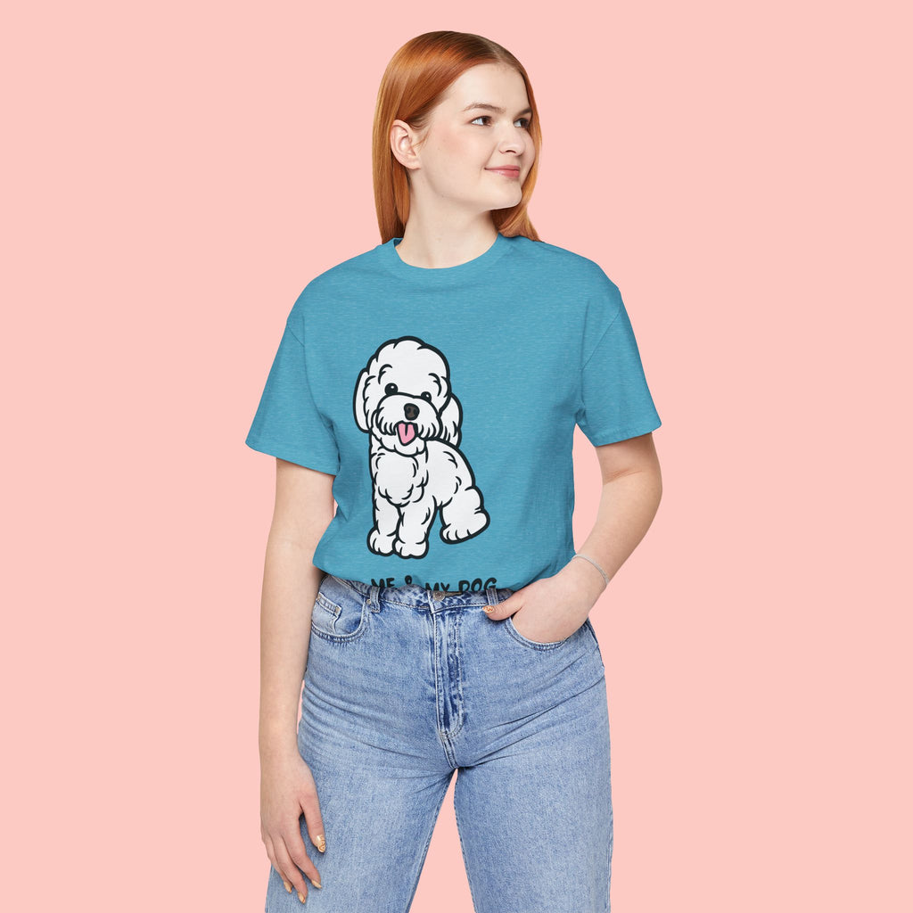 Me & My Dog T-Shirt — Cute Cartoon Puppy Tee for Dog Lovers