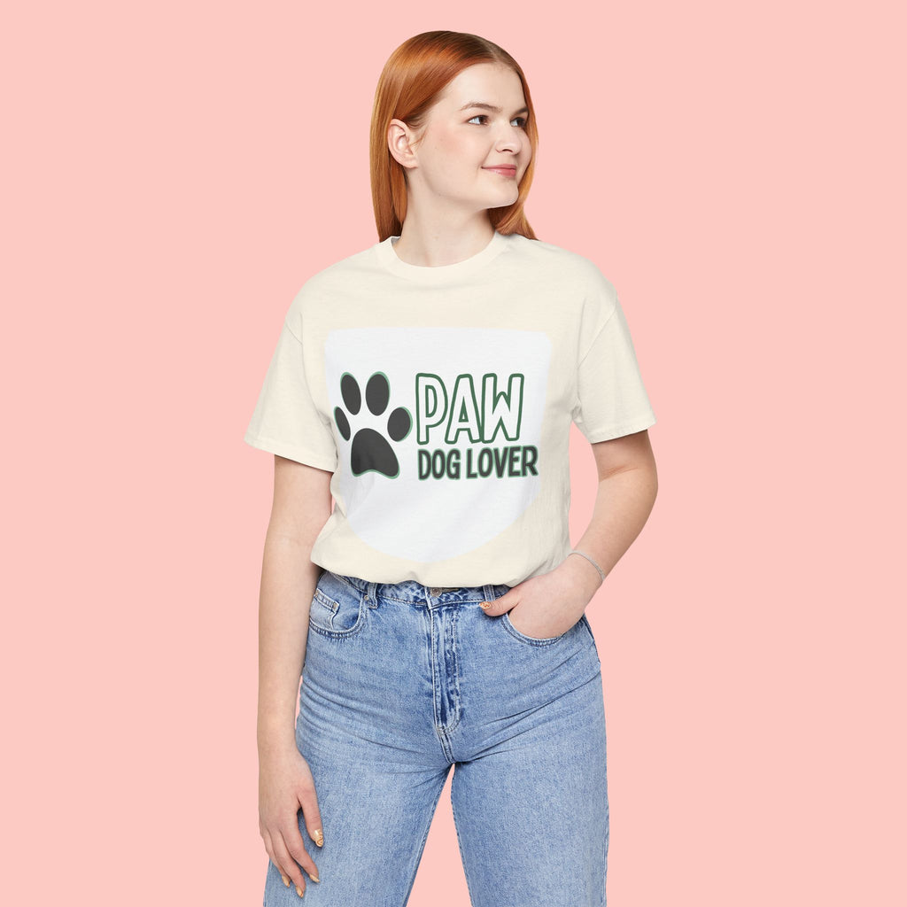 Paw Dog Lover T-Shirt — Cute Paw Print Tee for Dog Owners
